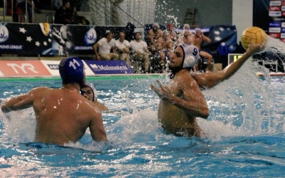 Borja Fenoy en una acció del Sabadell-Steaua el desembre del 2017 a Can Llong | CNS